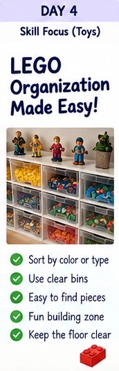Day 4: LEGO organization made easy